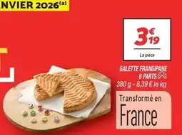 Netto Galette frangipane offre