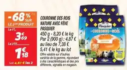 Netto Pasquier - couronne des rois nature avec feve offre