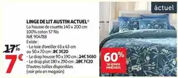 Auchan Supermarché Cap actuel - linge de lit austin offre