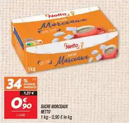 Netto Netto - sucre morceaux offre