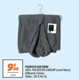 Netto Peignoir de bain femme 100% polyester offre