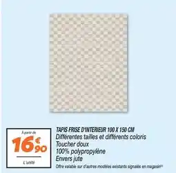 Netto Signal - tapis frise d'interieur 100 x 150 cm offre