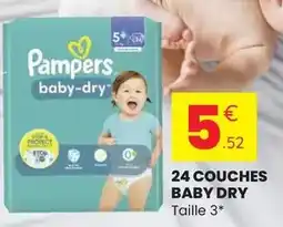 Stokomani Pampers - 24 couches offre