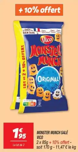 Netto Monster munch salé vico offre