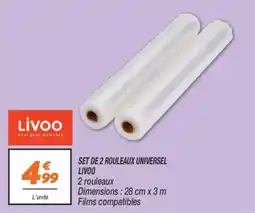 Netto Set de 2 rouleaux universel livoo offre