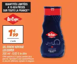 Netto Gel douche heritage lee cooper offre