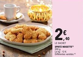 E.Leclerc Spritz noisette offre