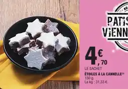 E.Leclerc Étoiles à la cannelle offre