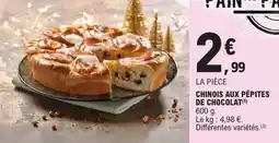 E.Leclerc Chinois aux pépites de chocolat offre