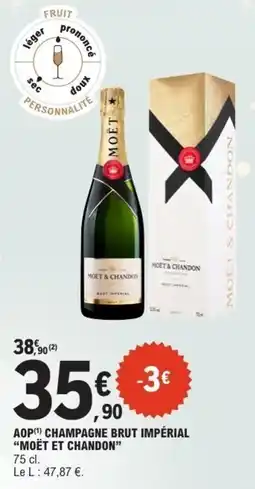 E.Leclerc Aop champagne brut impérial moët et chandon offre