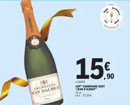 E.Leclerc Aop champagne brut jean d'albray offre