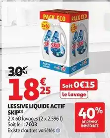 Skip - lessive liquide actif