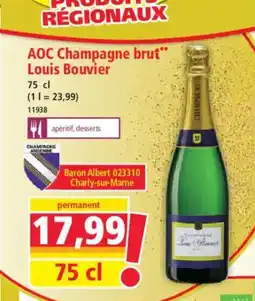 Norma LOUIS BOUVIER AOC Champagne brut offre