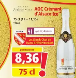 Norma ARTHUR METZ AOC Crémant d'Alsace Ice offre