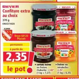 Norma BEYER Confiture extra au choix offre