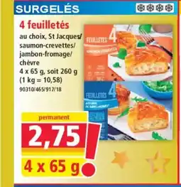 Norma 4 feuilletés offre