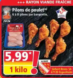 Norma Pilons de poulet offre