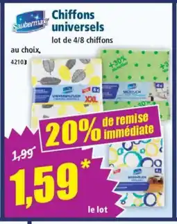 Norma SAUBERMAX Chiffons universels offre