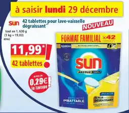Norma SUN 42 tablettes pour lave-vaisselle dégraissant offre