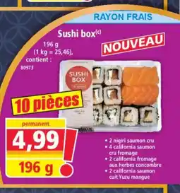 Norma Sushi box offre