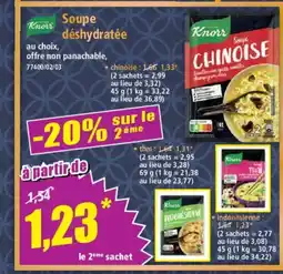 Norma KNORR Soupe déshydratée offre