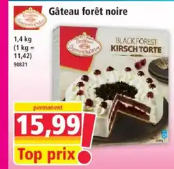 Norma Gâteau forêt noire offre