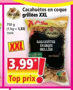 Norma ARDILLA Cacahuètes en coque grillées XXL offre