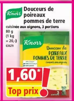 Norma KNORR Douceurs de poireaux pommes de terre offre