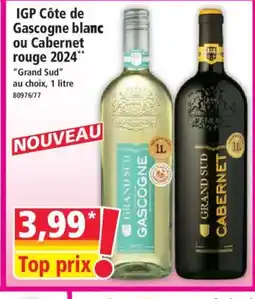 Norma IGP Côte de Gascogne blanc ou Cabernet rouge 2024 offre