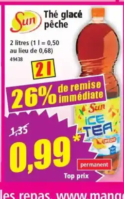 Norma SUN Thé glacé pêche offre