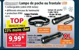 Norma BROOKLYN Lampe de poche ou frontale LED offre