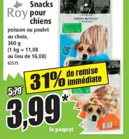Norma ROY Snacks pour chiens offre