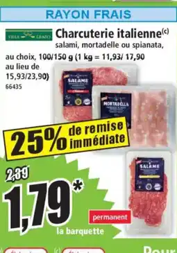 Norma VILLA GUSTO Charcuterie italienne offre