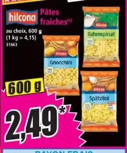 Norma HILCONA Pâtes fraiches offre