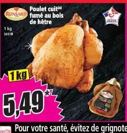 Norma RONSARD Poulet cuit fumé au bois de hêtre offre