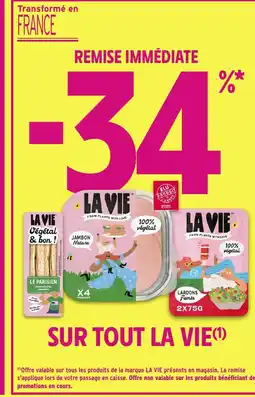 Intermarché LA VIE Sur tout offre