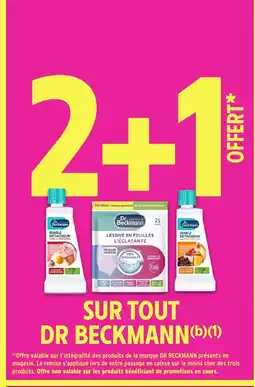 Intermarché DR BECKMANN Sur tout offre