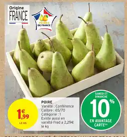Intermarché Poire offre