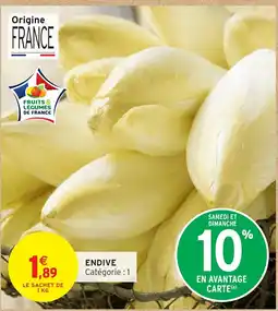Intermarché Endive offre