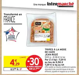 Intermarché JEAN ROZÉ Tripes à la mode de caen offre