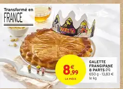 Intermarché Galette frangipane 8 parts offre