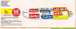 Intermarché HERTA Pâte feuilletée tarte en or offre
