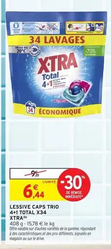 Intermarché XTRA Lessive caps trio offre