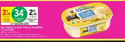 Intermarché LA LAITIÈRE Bac crème glacée vanille bourbon offre