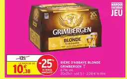 Intermarché GRIMBERGEN Bière d'abbaye blonde offre