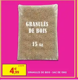 Intermarché Granules de bois offre