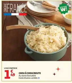 Auchan Chou à choucroute offre