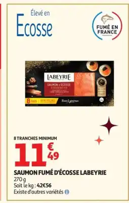 Auchan LABEYRIE Saumon fumé d'écosse offre