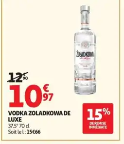 Auchan ZOLADKOWA DE LUXE Vodka offre