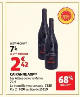 Auchan LES ALLÉES RENÉ MEFFRE Cairanne aop offre